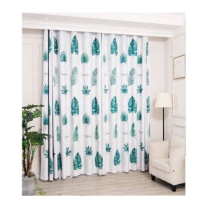 Best price blackout fabric printed curtains beauty patterns curtains for living room