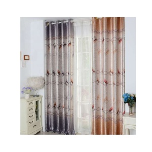 China factory sale blackout fabric printed curtains attractive style fashion curtains