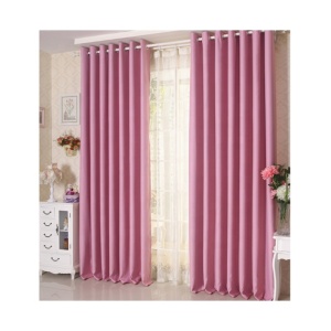 Colorful design 100% polyester material window curtain for home textile blackout curtains for livingroom
