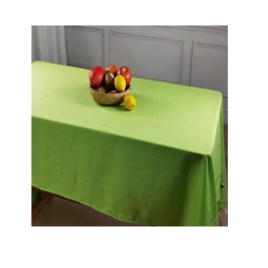 Polyester tablecloth embossed fabric table cloth for outdoor home waterproof high quality fresh fastness to washing