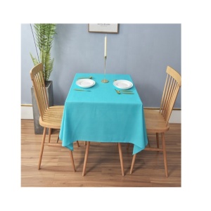Simple style plain design for home outdoor multipurpose polyester embossed tablecloth waterproof customized